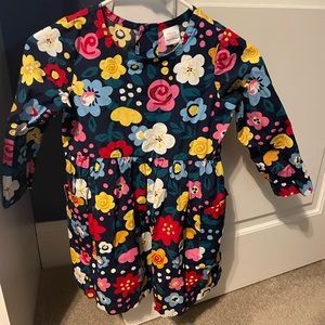 Hanna Andersson Print Day Flower Navy Dress or Tunic Size 120 (6-7)